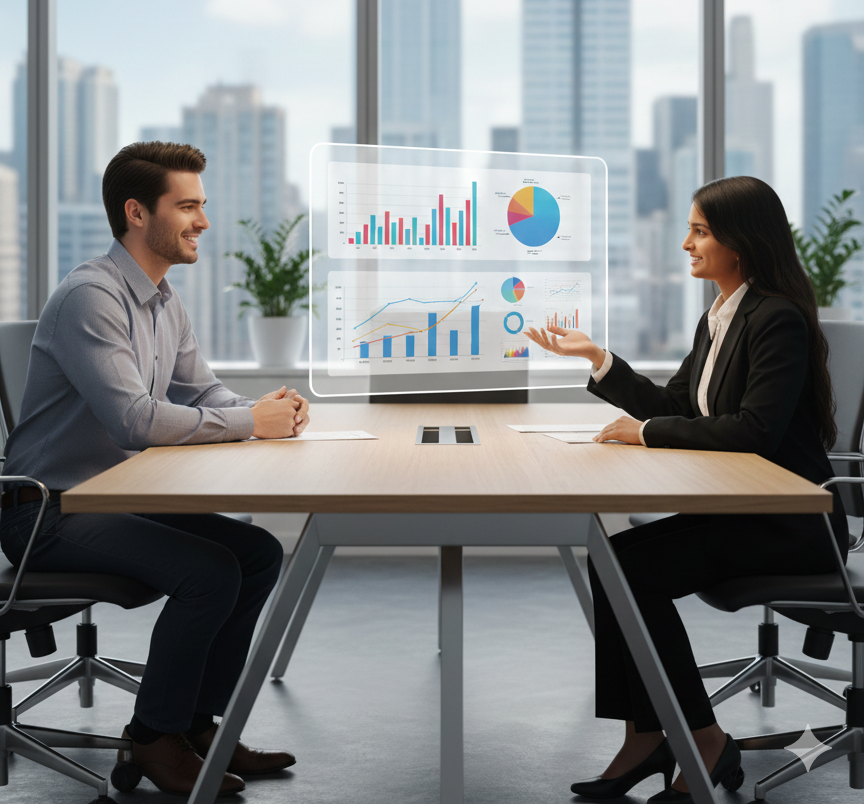 Financial dashboard preview